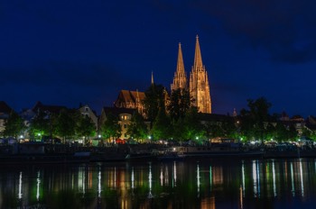  Dom bei Nacht - Regensburg - Deutschland 