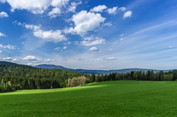 Blick auf den Hohen Bogen - Ottmannszell / Bayerischer Wald